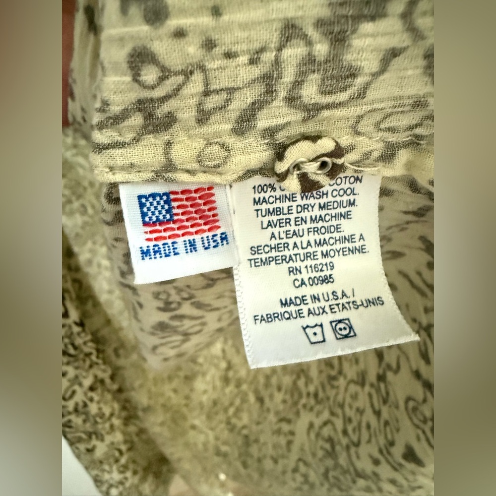 Steve Alan Dress Block Print Cotton Wrap Dress - Picture 7 of 7